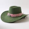 Popolare cappello western da cowboy a tesa larga classico europeo e americano per uomo e donna moda outdoor cappello da cowboy anti-sole cappello jazz