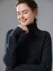 Women's High-Neck Cashmere Sweater: Autumn/Winter, Fancy Yarn, Loose, Thick, Long Sleeve Base Layer