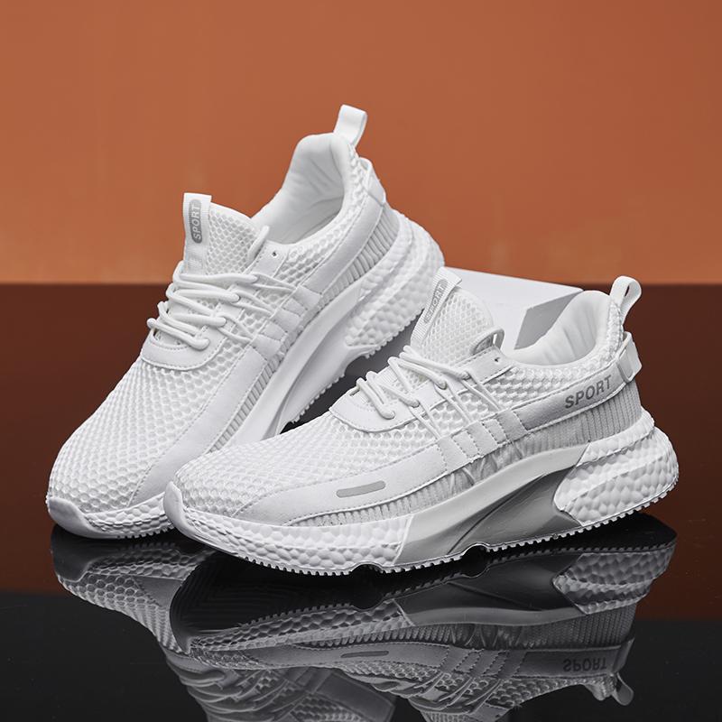 Mens Running Shoes Breathable Lightweight Morning Walking Parks Slow Jogging Cities Leisure Sports Snug Sneakers for Man