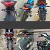 Motorcycle License Plate Bracket Aluminum Alloy Plate Motorcycle License Holder Number Plate Mount Rack Motorcycle Accessories