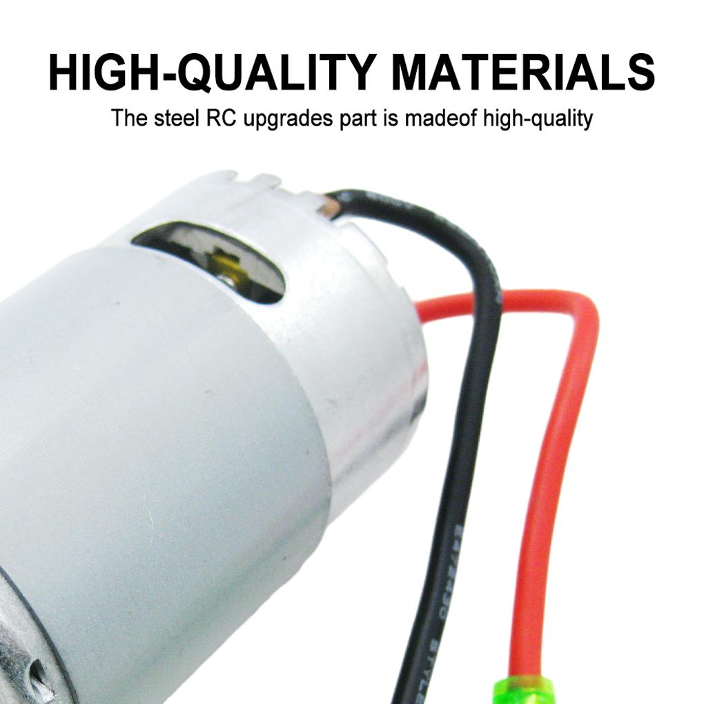 RCGOFOLLOW 1pcs Steel Waterproof Brushed Motor For 1/10 Rc Brushed Motor Scale RC Car Part RC Car Accessories
