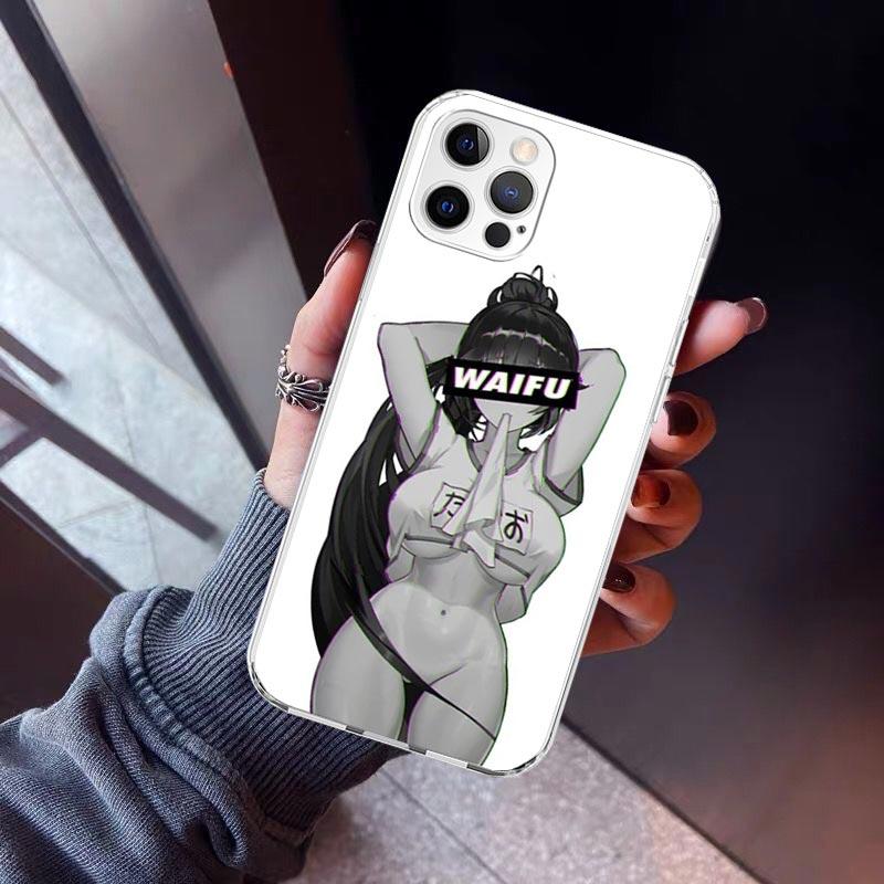 

Sugoi Senpai Anime Waifu Sexy Girl Phone Case For iPhone 17 Air 11 13 Mini 14 15 Plus 16 12 Pro Max 16E SE 7 8 Pattern Soft TPU iPhone 16