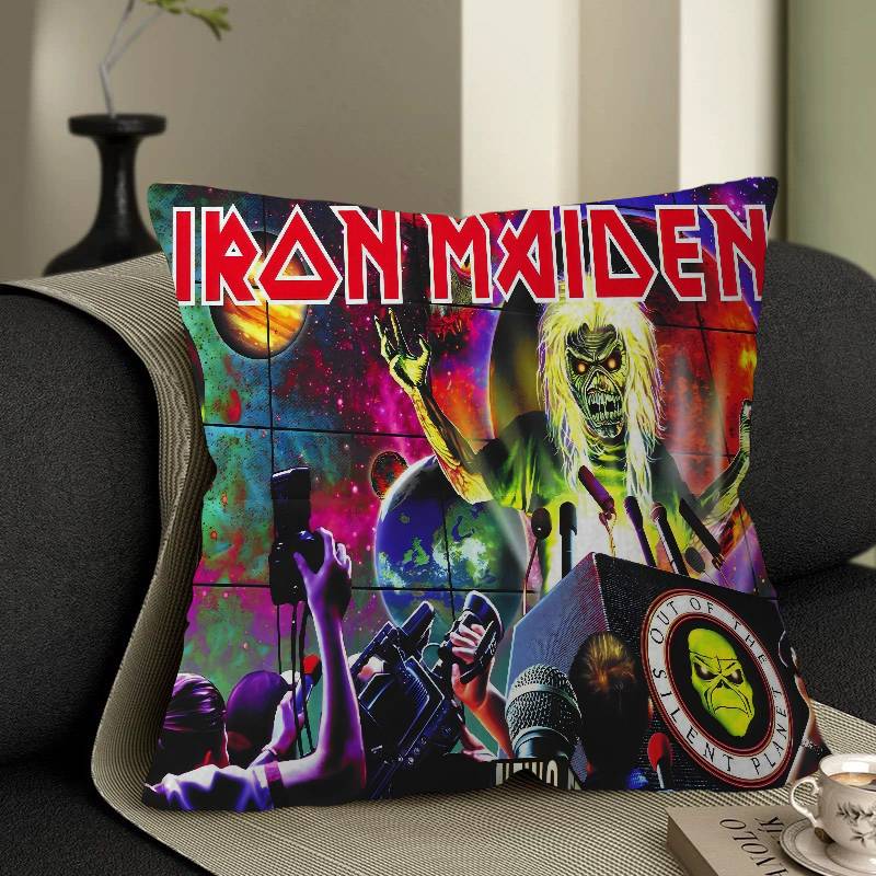 Band I-Iron Cool M-Maiden Pillow Cover Design Cushion Cover Decor Holiday Decorati