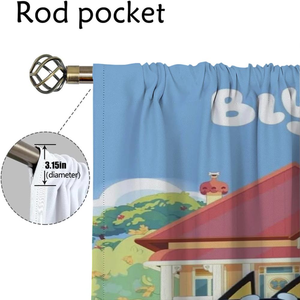 Window Curtain for Room 2 Panel B-BlueyS Tulle for Bedroom Blinds Home Interior Curtains Halloween Decoration Shades Partition