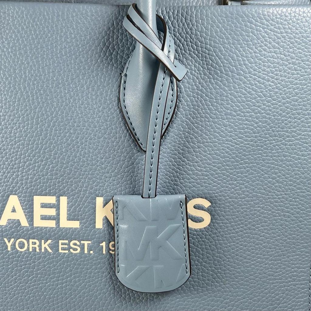 Michael Kors Shoulder Bag Handbag Cowhide Light Blue Women 35S2G7ZT7L Used
