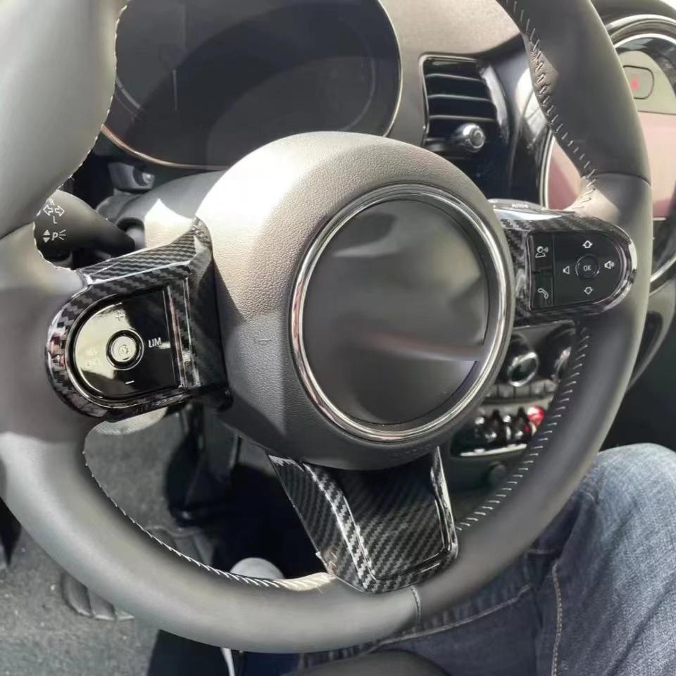 Geeignet für BmwMINI CLUBMAN F54 Lüftungsauslass Audio-Ring-Panel Carbon-Lenkrad Bohrkorn-Aufkleber Interieur