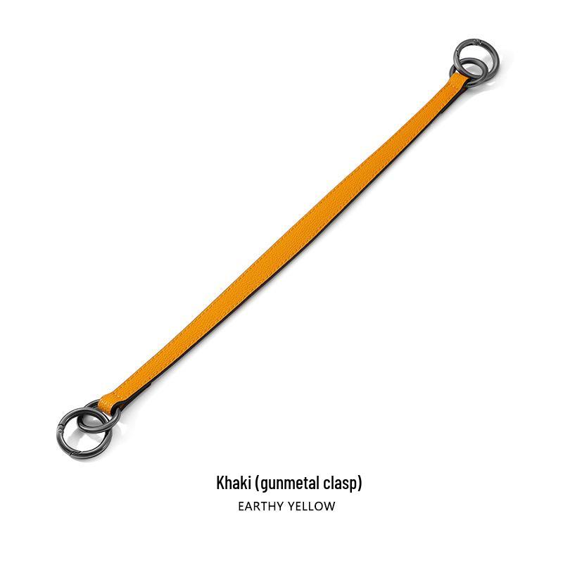 Litschi-Narben-Handtaschenriemen: Einzelschulter & Doppelring-Hardware