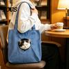 Anti Escape Pet Travel Backpack Cat Carrier Bag, Canvas Shoulder Bag with Adjustable Head Window, Safety Fashionable for Buckle, Cute Pig Print,