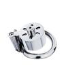 Metal Catheter Stainless Steel CB Lock Chastity Lock Penis Cage  Sex Toys Ball Stretcher Cock Ring Sounding Slave