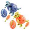 Stem Deformation And Assembly Dinosaur Egg Velociraptor Triceratops Nut Screw Disassembly And Assembly Combination Toy