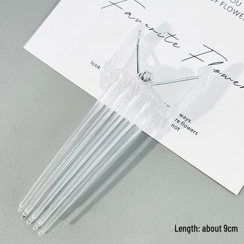 Vysoký kořínek lebky Nadýchaná beze stop Neviditelná ofina Polohovací krokosvorka pro krátké vlasy