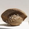 Flower Handmade Fisherman Hat Straw Material Sun Hat Fashion Panama Straw Hat  Beach