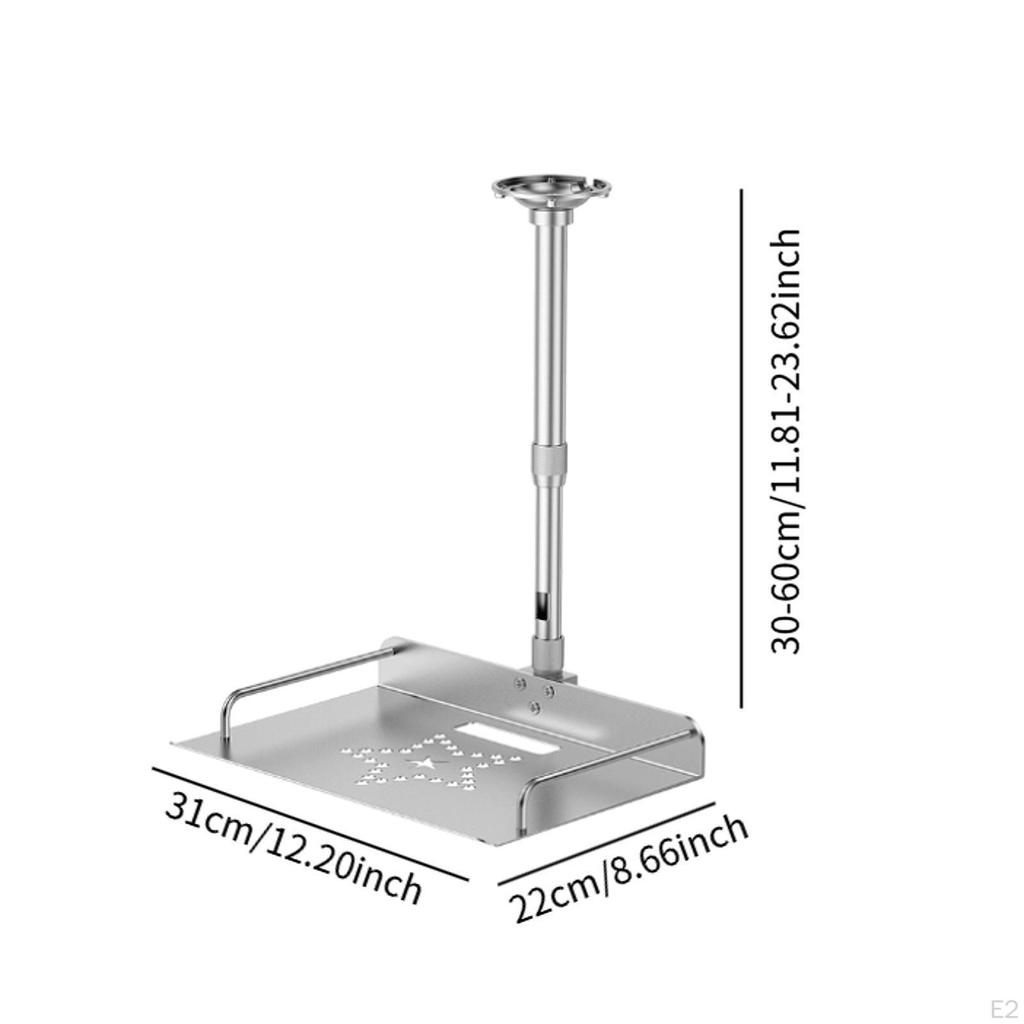Ceiling Mount with Tray for Projector Camera Wall High Stability Sturdy Adjustable