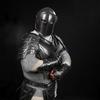 Legend of the Dwarven Forge Blackened Steel Full-Body Medieval Armor Set for Epic Cosplay, LARP Collectors