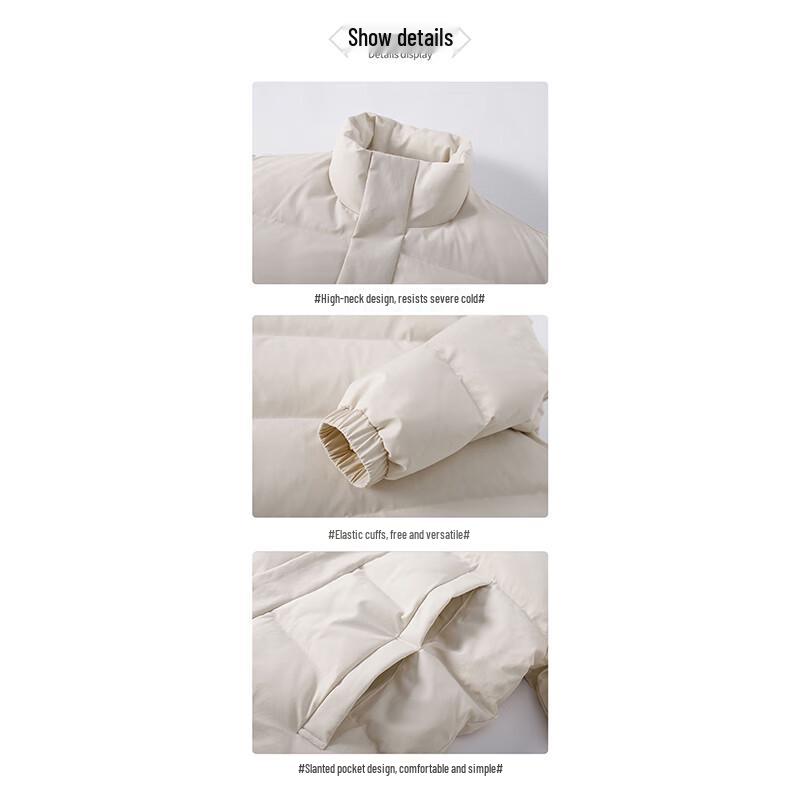 PLAYBOY Men's Stand-Collar Winter Cotton Jacket