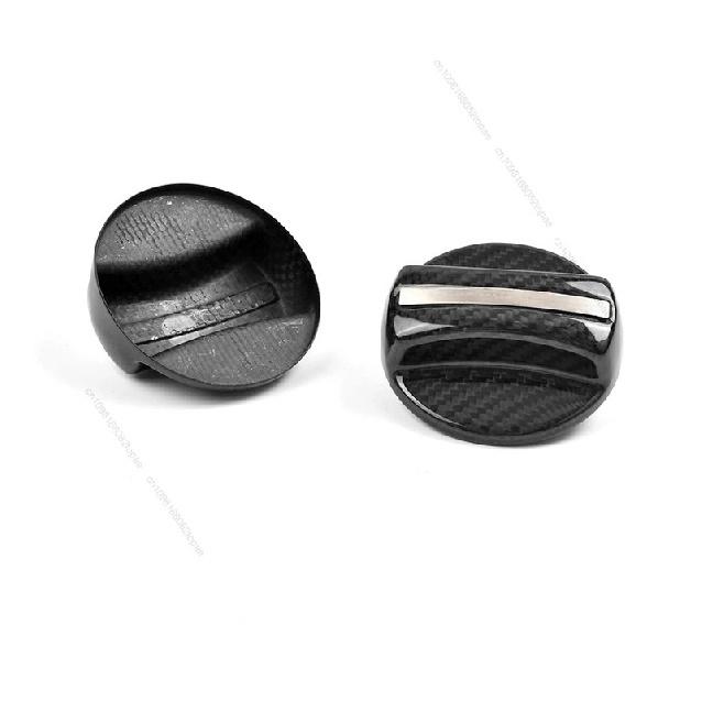 For BMW Series Carbon Fiber Fuel Tank Cap Cover Universal Fit Fuel Lid Trim for F15 F30 G20 E90 E46 - Sporty Exterior Upgrade