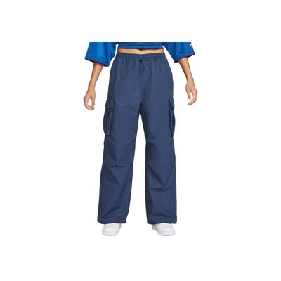 Pantalones Cargo de Color Sólido Holgados con Cintura Elástica para Mujer HV1967-410