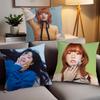 Japanese Singer Aimyon Pillow Case Office Cushions Suitable For Sofa Car Bedroom Decorative Cushion Cover