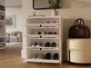 Loka White Shoe Cabinet