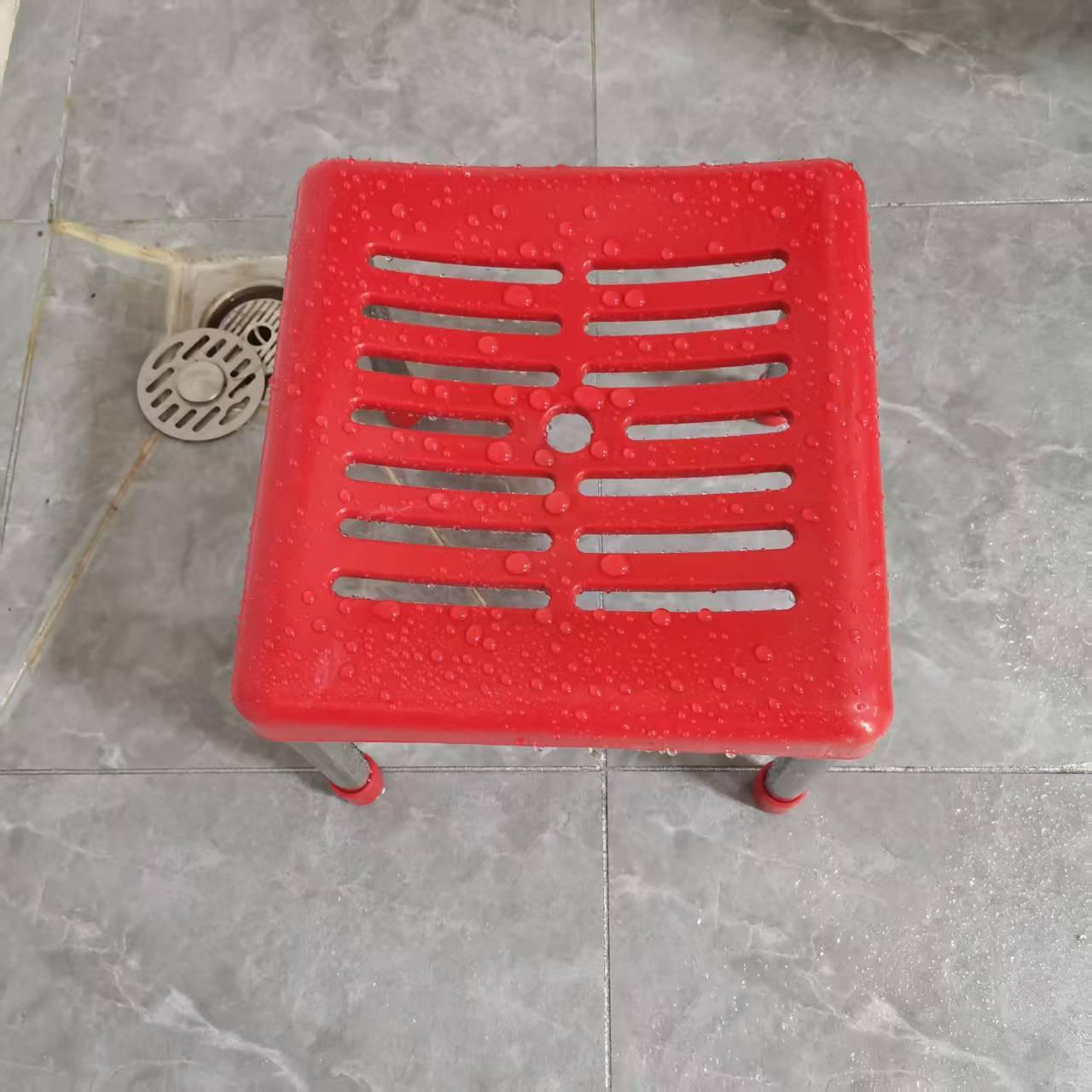 

Нескользящая нержавеющая стальная табуретка для ванной комнаты - Утолщенная, Многофункциональная для взрослых и детей