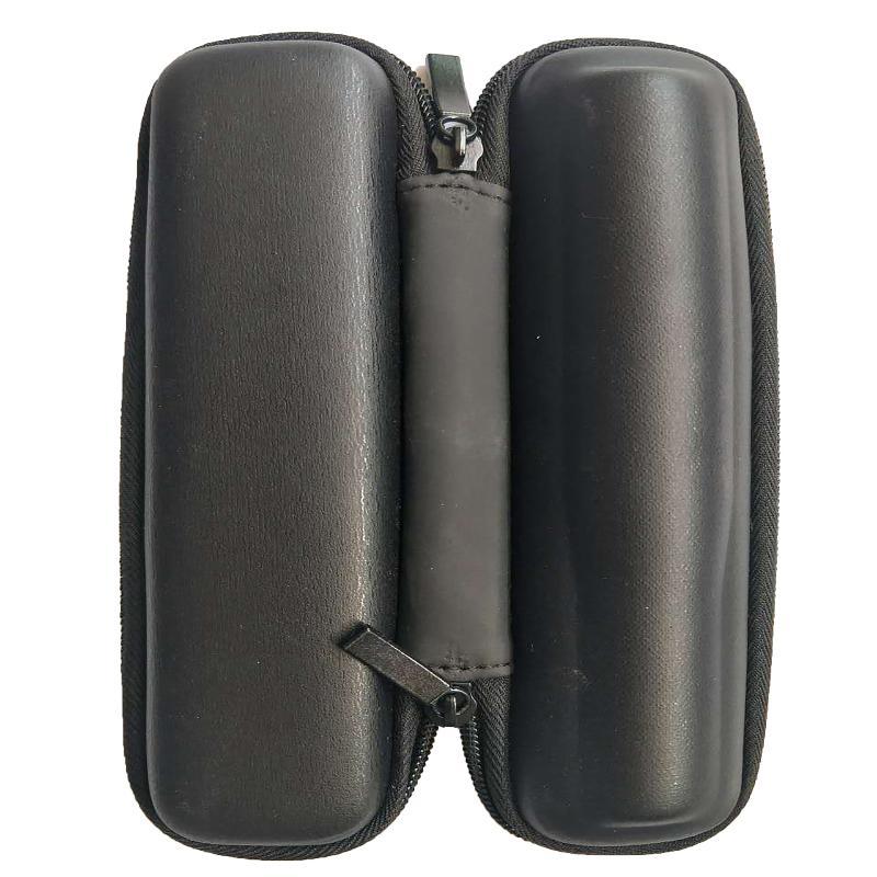 1Pcs Mini Slim Case Black Leather Case Small Ego Carry Bag For Pen Lighter Tobacoo Pipe Tool Accessories For Zipp