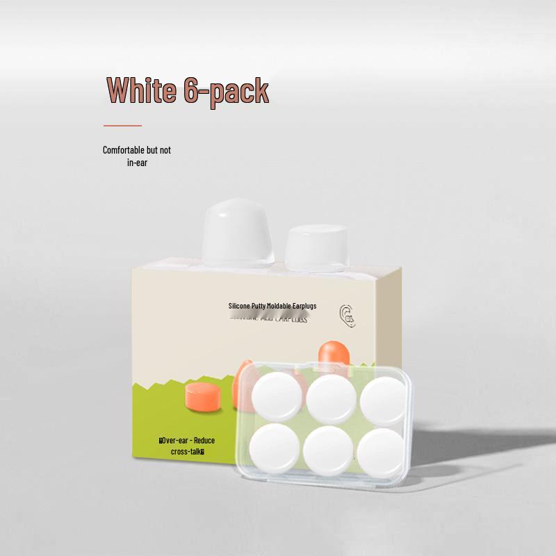 Silicone Noise-Cancelling Earplugs for Sleeping & Swimming (Waterproof, Soundproof, In Stock)