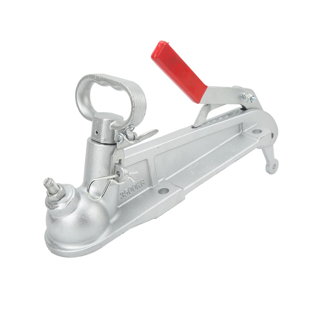 Trailer Coupling Load 3500kg Heavy Duty Firm Trailer Hitch with Handle Bracket for Boats RVs