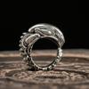 Retro Skull Alien Insect Alloy Finger Rings For Men Women Hip Hop Rock Jewelry Gift Resizable