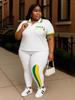 Ensemble de costume décontracté Mode Grande Taille pour Femme - Style Européen et Américain 2025