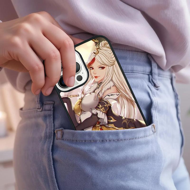 Ningguang Genshin Impact Phone Case For iPhone 17 Air 15 16e 14 13 Pro Max Coque 12 11 Pro Max PLUS cover