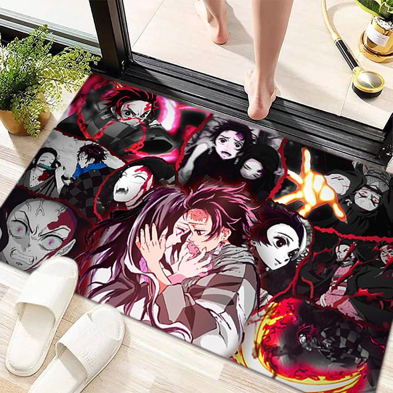 Japanese manga artist Koyoharu Gotouge's Demon Slayer carpet is suitable for living room and bedroom doormats office balcony decorative rugs H9