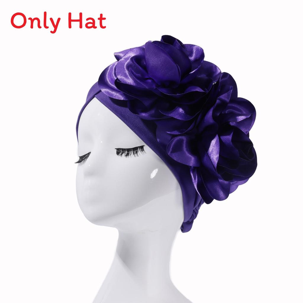 Womens Large Floral Head Wrap With Logo For Autumn Celebrations