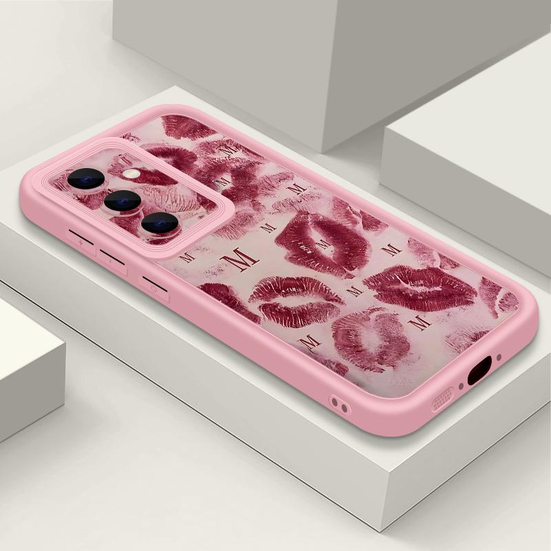 Moderne Kiss Lips Print Hülle für Samsung A57 A37 A27 A17 S26 Ultra S25 FE A56 A36 A26 A16 A55 A35 A25 A54 5G S21 S22 S23 S24 Plus Stoßfeste Abdeckung