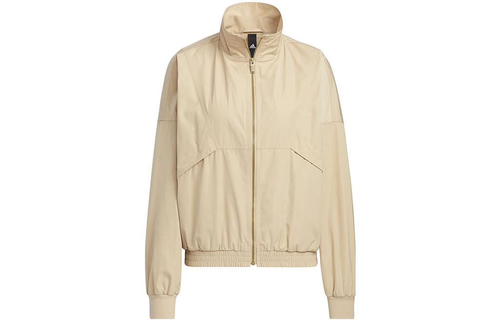 Adidas Jackets Women s Khaki Stand Collar Moderate Other HZ7038 S