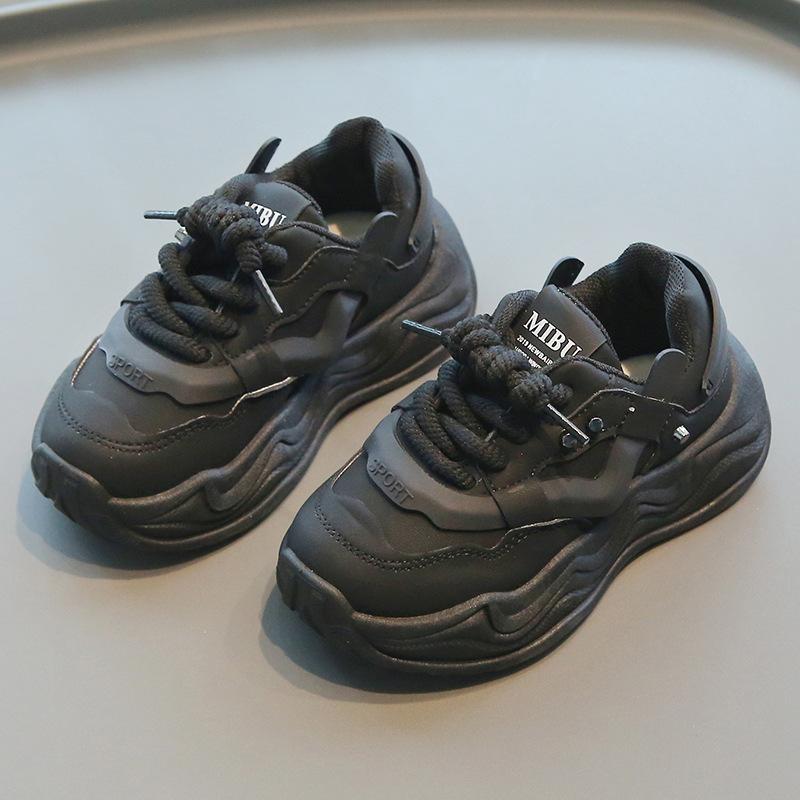 Kinder Sportschuhe 2025 Frühling und Herbst neue Jungen Papa Schuhe leichte Mädchen kleine weiße Schuhe weichsohlige Baby Freizeitschuhe