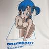 [USED] Dragon Ball Anime T-shirt Bulma Sexy Erotic Akira Toriyama XL Size