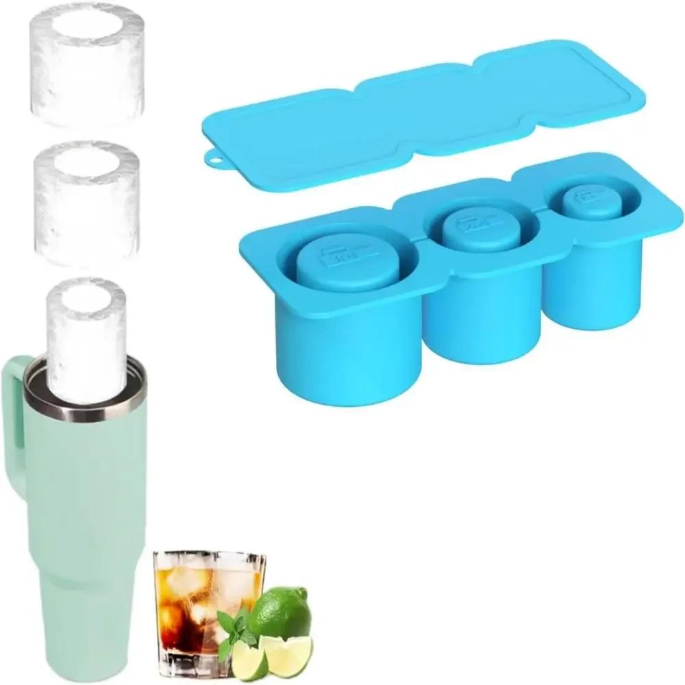 With Lid Ice Cube Tray for Chilling Cocktails Whiskey Drinks Accessories Tumbler Cup Ice Cube Tray for Cup 20-40oz