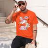 2026 New Cute Summer Crew Neck Short Sleeve Tee Versatile Loose Couple Top Casual Graphic Printed Tshirt
