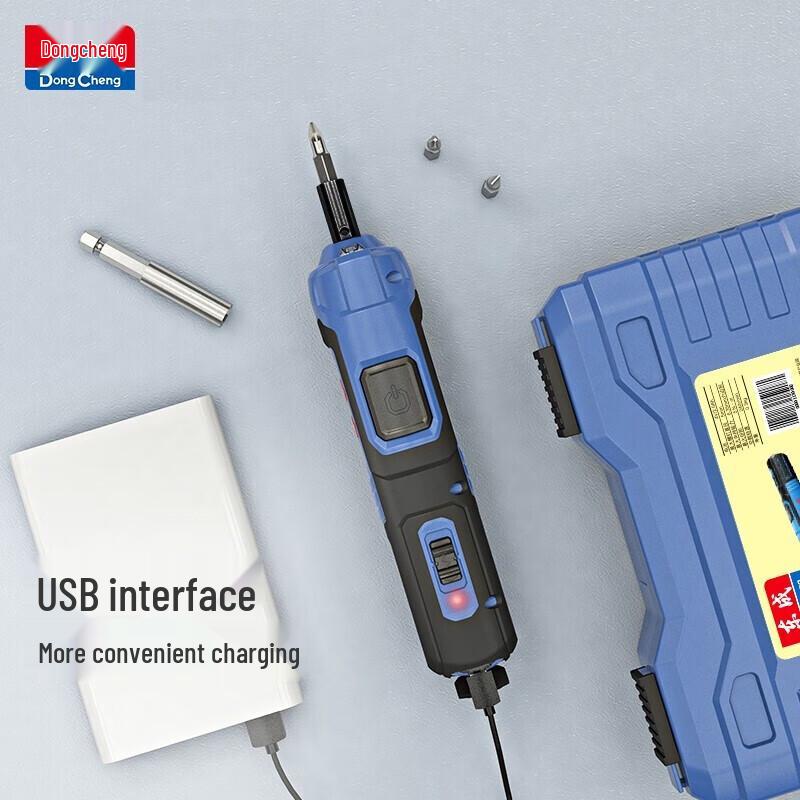 Destornillador Eléctrico Inalámbrico Dongcheng 4V Enchufe CN (adaptador incluido)