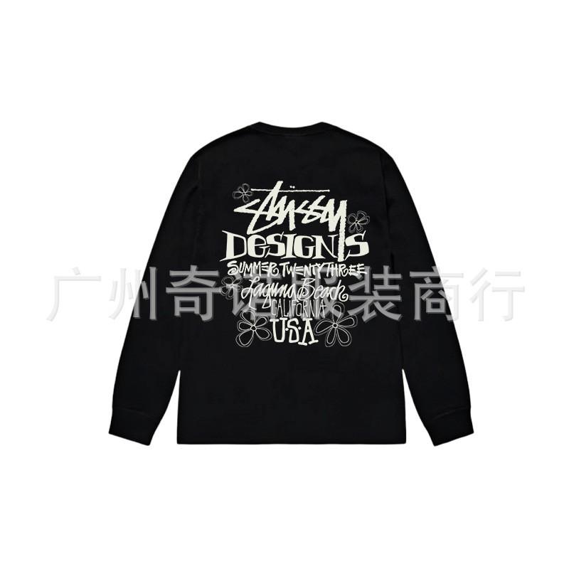 Unisex Heavyweight Cotton Long Sleeve Crewneck Sweatshirt Casual Wear Oversized Fit 300-350gsm