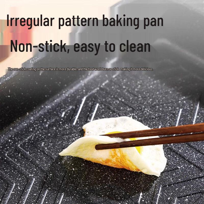 Non-stick Carbon Steel Rectangular Roasting Fish Pan