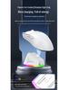 Free Wolf X2 Wireless Bluetooth RGB Gaming Mouse with PAW3311 Sensor and Charging Base