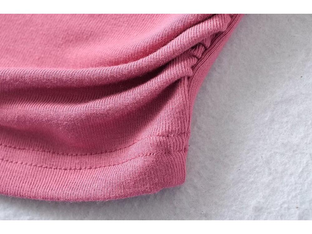 YPFF Stylish Women's Padded Halter Tank Top - Backless, Ruched, Waist-Slimming Crop Top