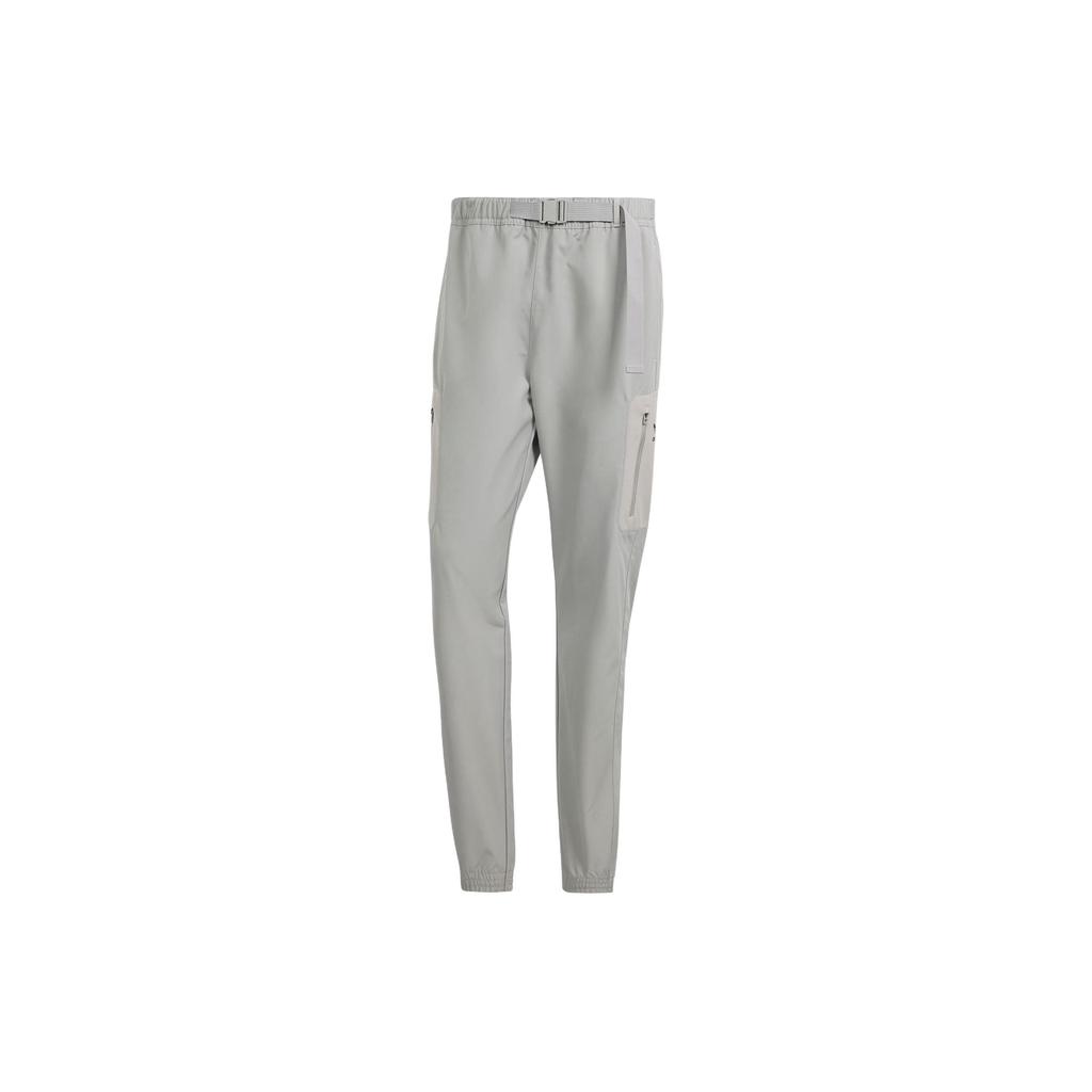 Adidas Originals Utility Cargo Pants Knitted Sweatpants Men's Pure Quality Gray IR9437