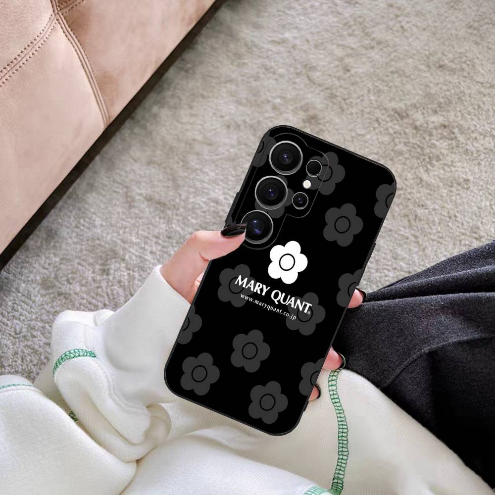 Fashion M-Mary-Q-Quants Phone Case For Samsung S 20 21 22 23 lite plus ultra Clear Mobile Cover Funda