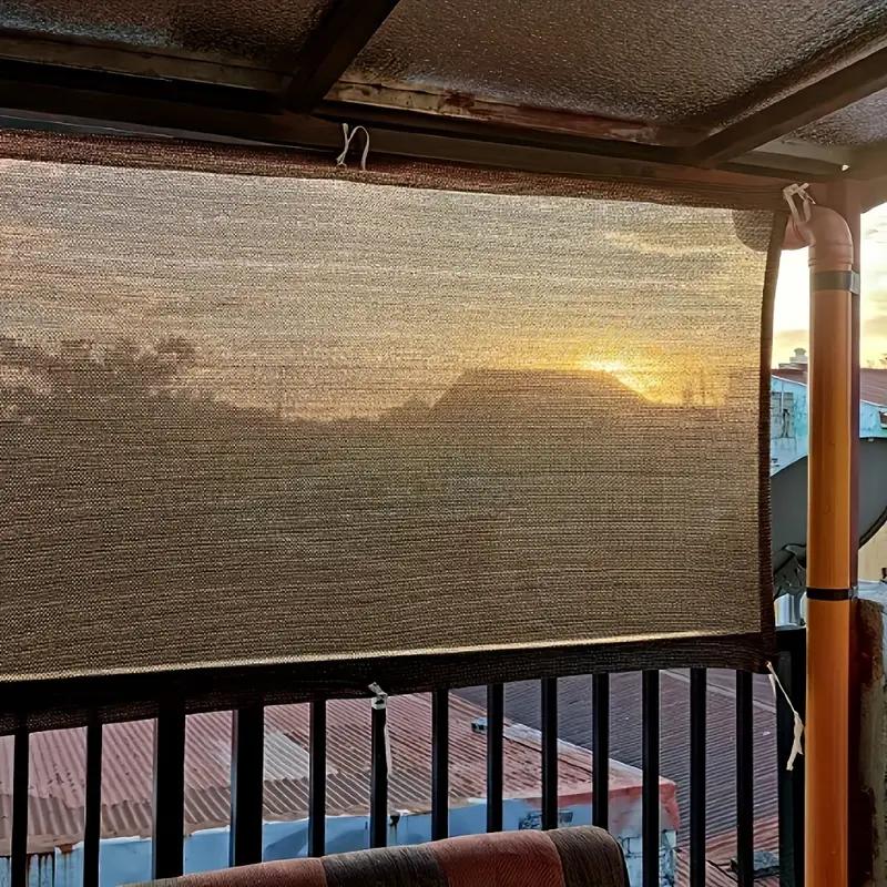 UV Resistant Outdoor Sunshade with Breathable PE Fabric on The Side Walls Suitable for Sun Shading in Terraces Gardens