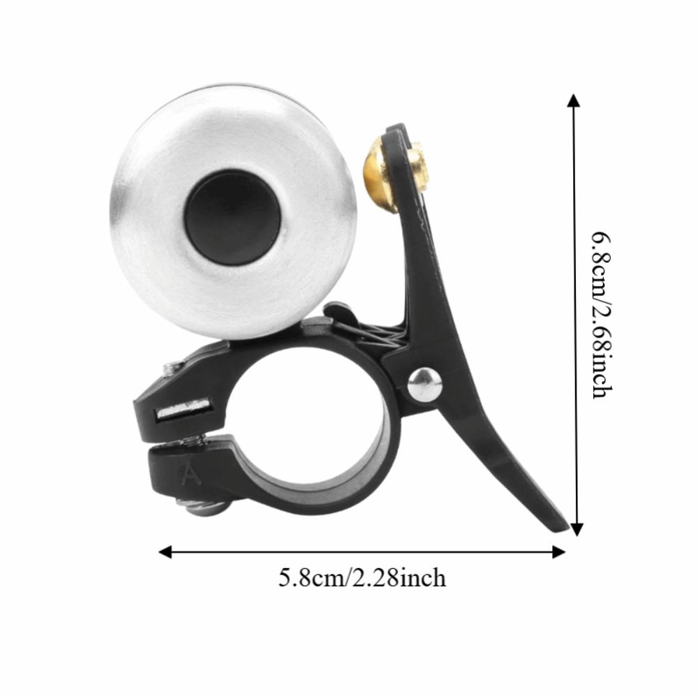 Dual Chime Bicycle Bell for 21-23mm Handlebar Bike Horn Portable Bike Bell Mountain Bikes