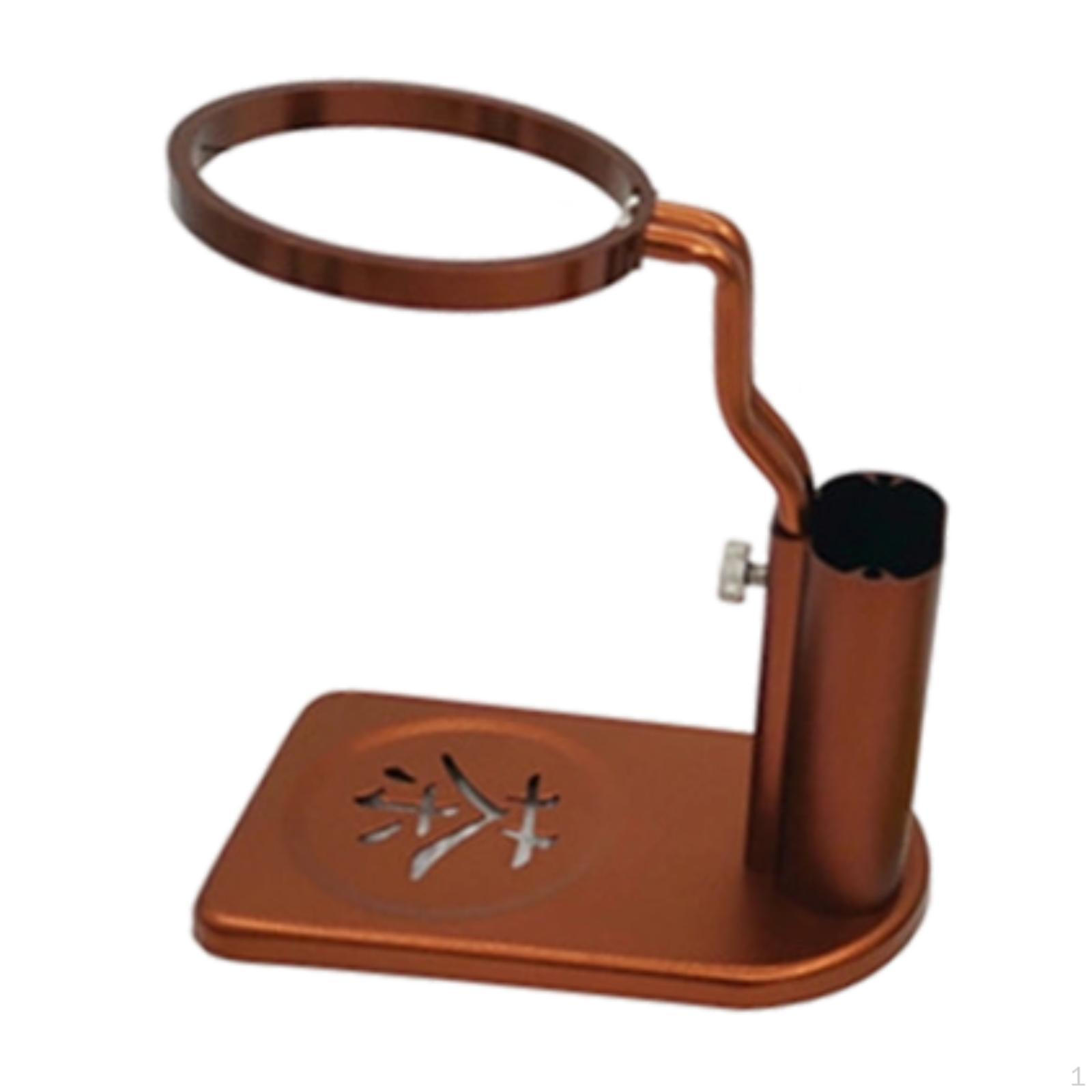 

Подставка для кофейного фильтра, держатель для чая, регулируемая высота, многофункциональная для Red Brown