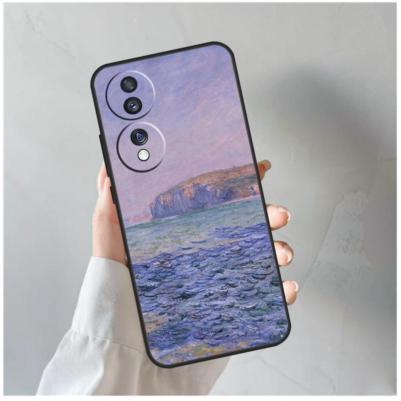 Claude Monet Art Painting For Honor Magic 8 5 6 7 Pro Case For Honor 200 400 70 90 Lite X8c X8b X9a X9b X9c X9d Win RT