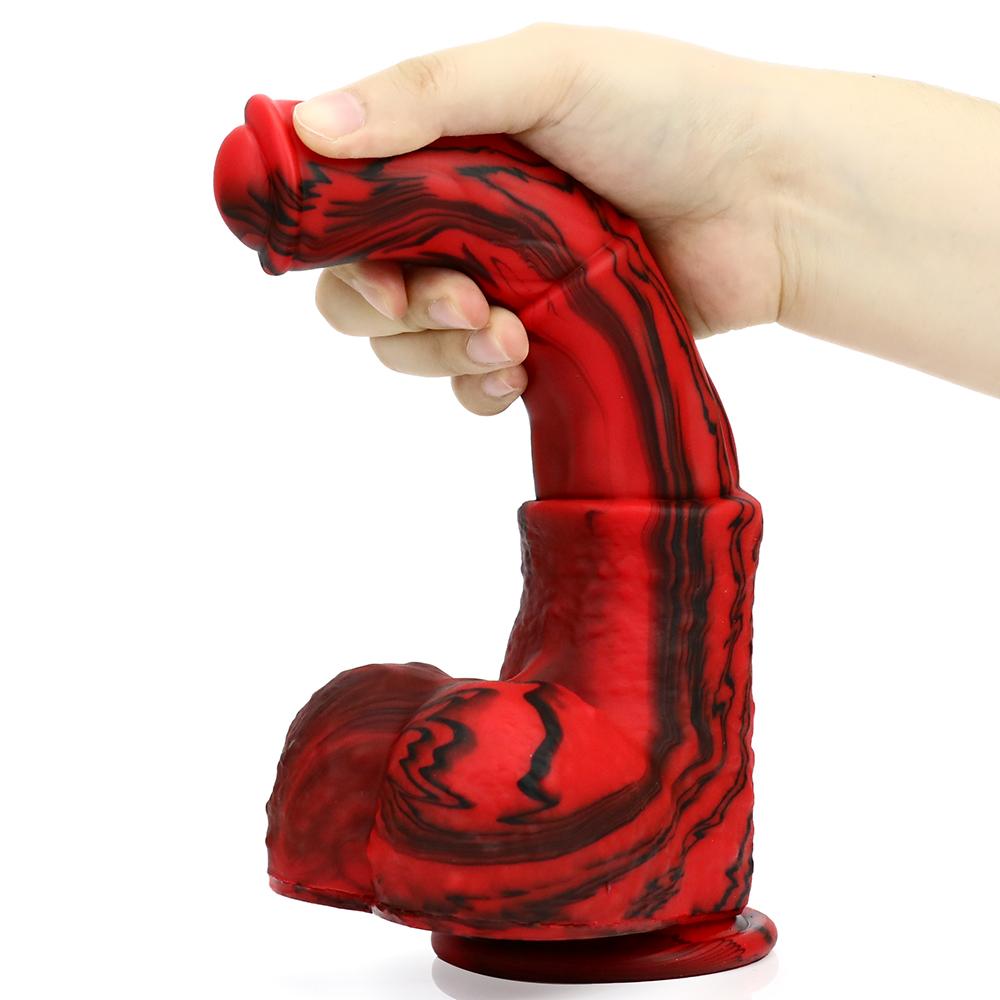 Silicone Horse Dildo With Sucker Fantasy Animal Penis Sex Toy For Women Clit Massage Stimulate Female  Anal Plug